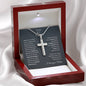 To My Son | I Love You - Stainless Steel Cross Necklace
