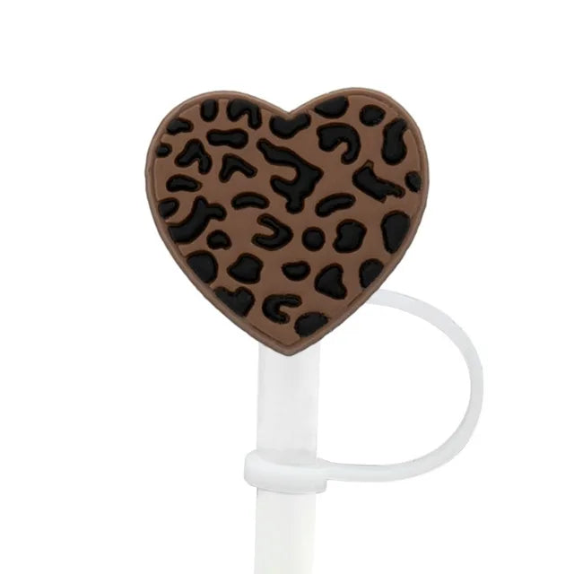 Sip'n'Style Leopard Straw Caps