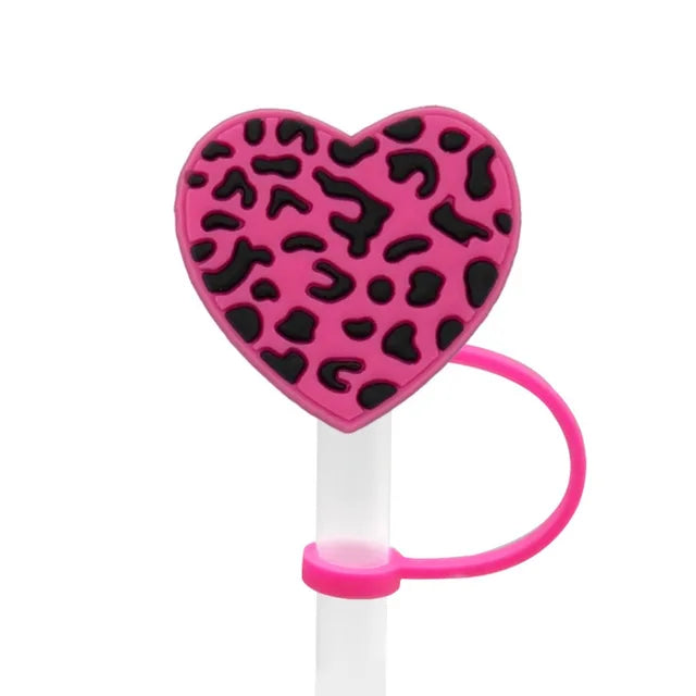 Sip'n'Style Leopard Straw Caps